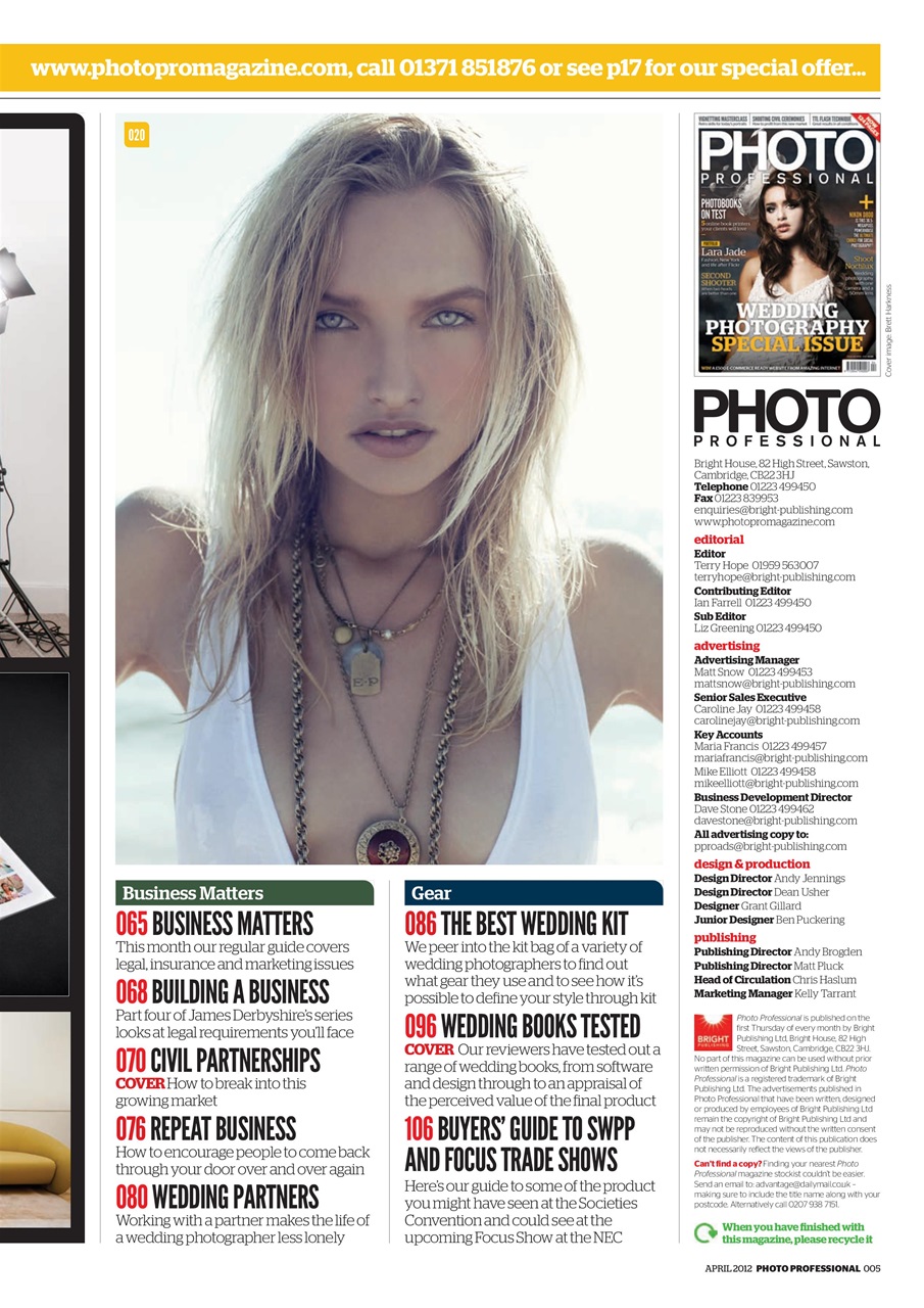 Professional Photo Preview Pages