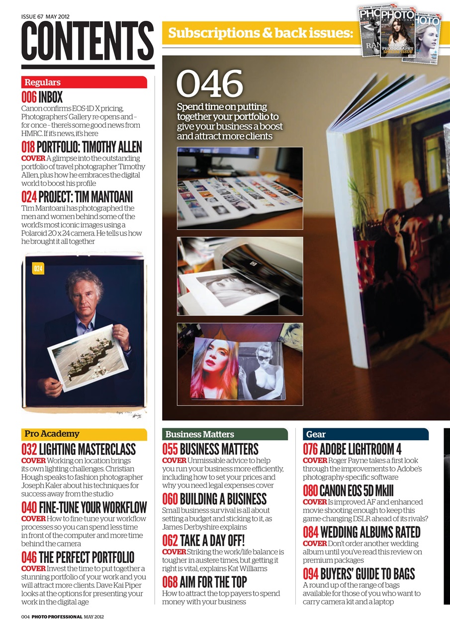 Professional Photo Preview Pages