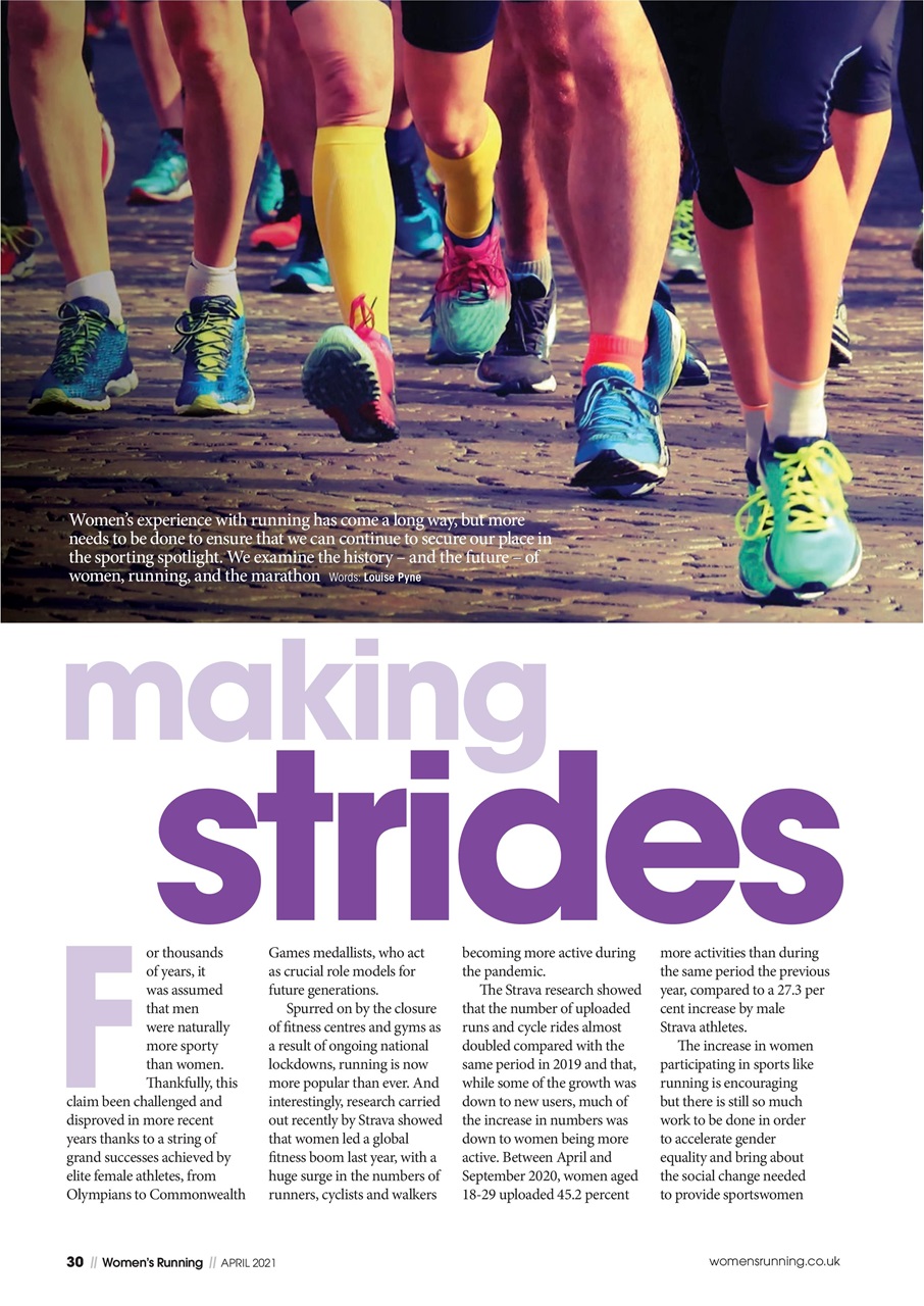 Women’s Running Preview Pages