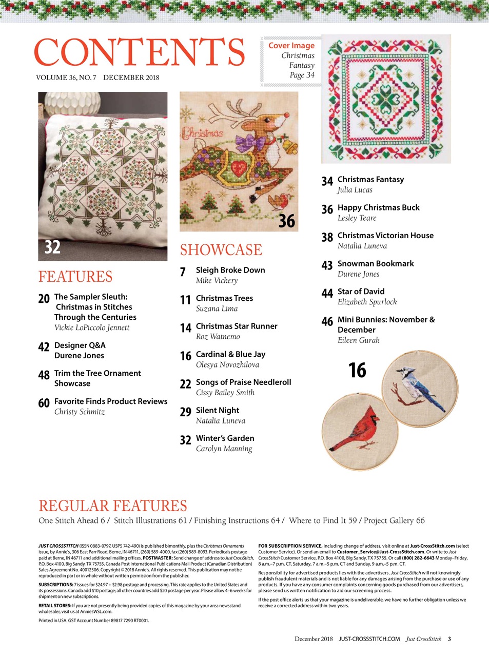 Just CrossStitch Preview Pages