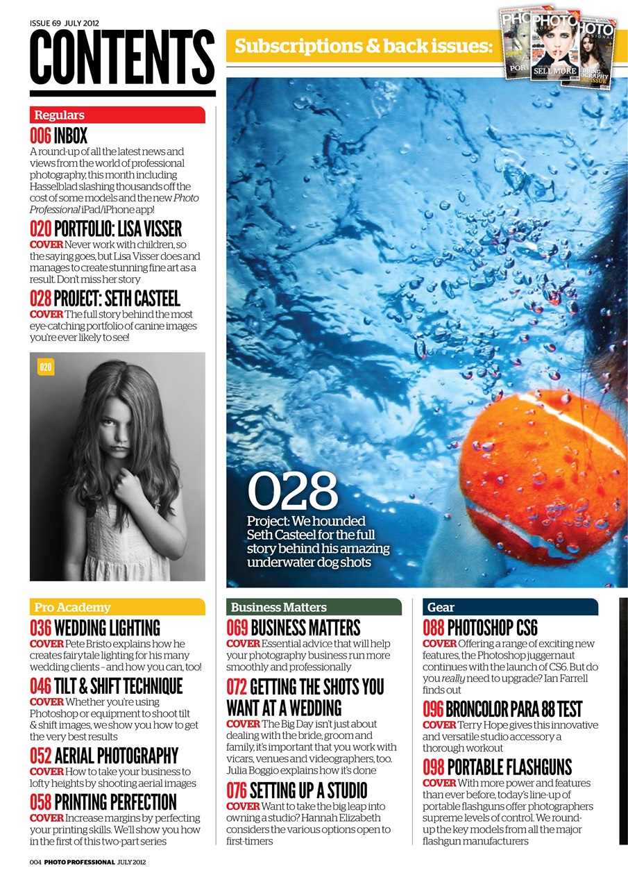 Professional Photo Preview Pages