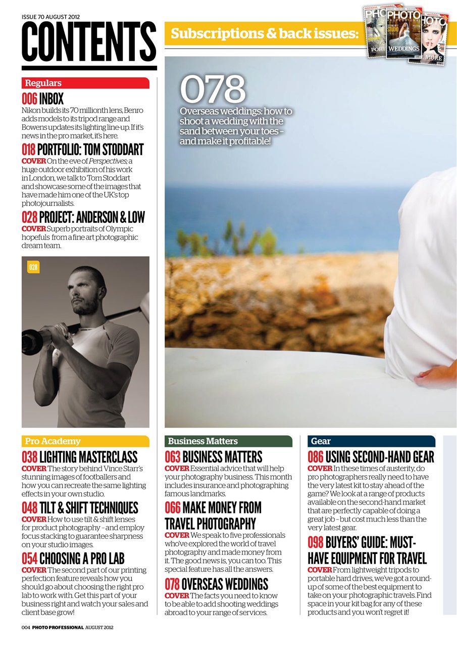 Professional Photo Preview Pages