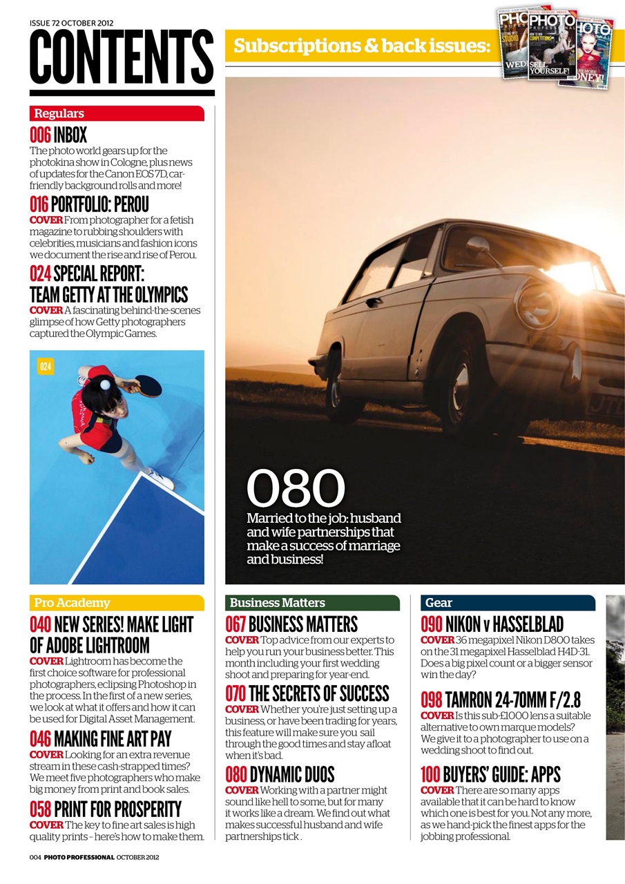 Professional Photo Preview Pages