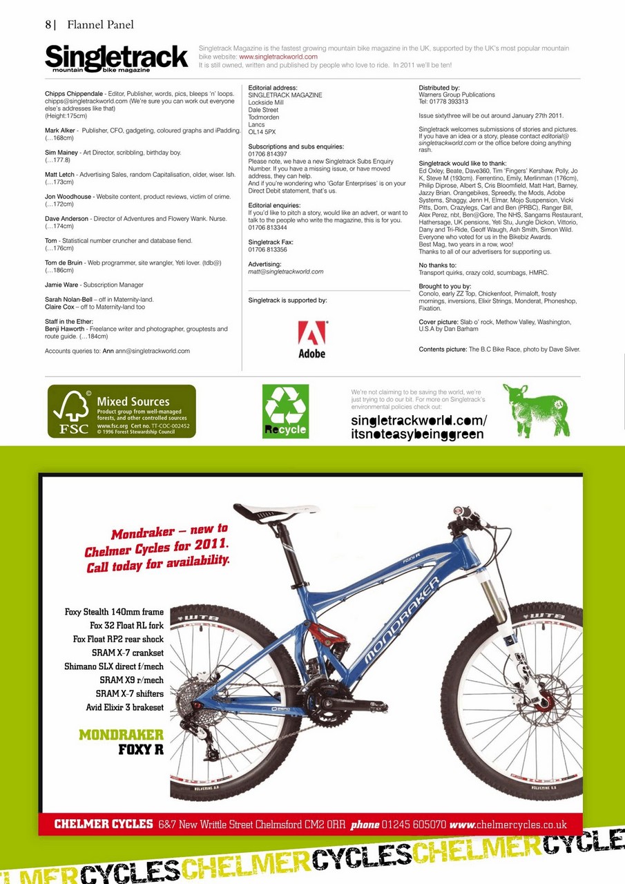 Singletrack Preview Pages