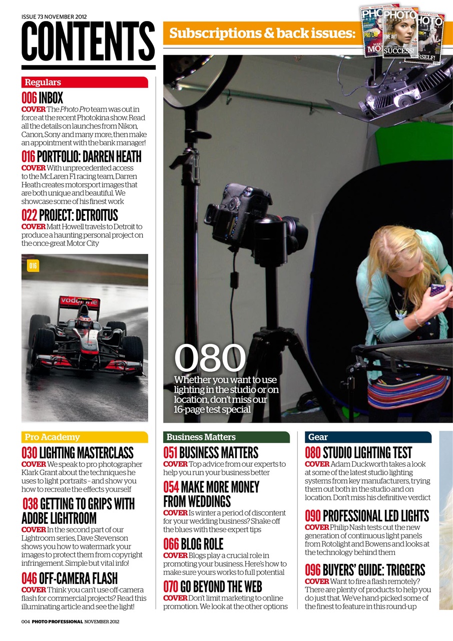 Professional Photo Preview Pages