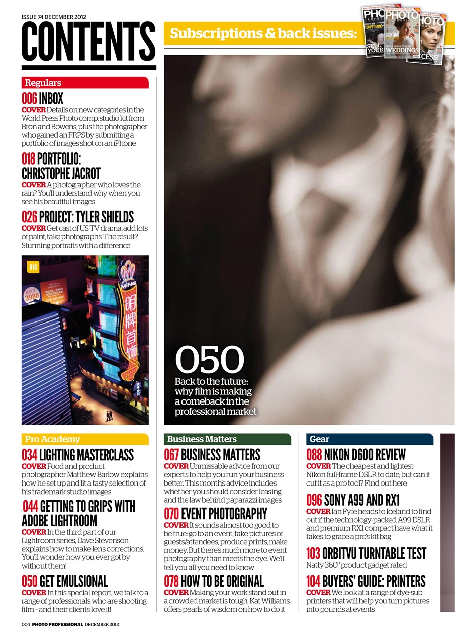 Professional Photo Preview Pages