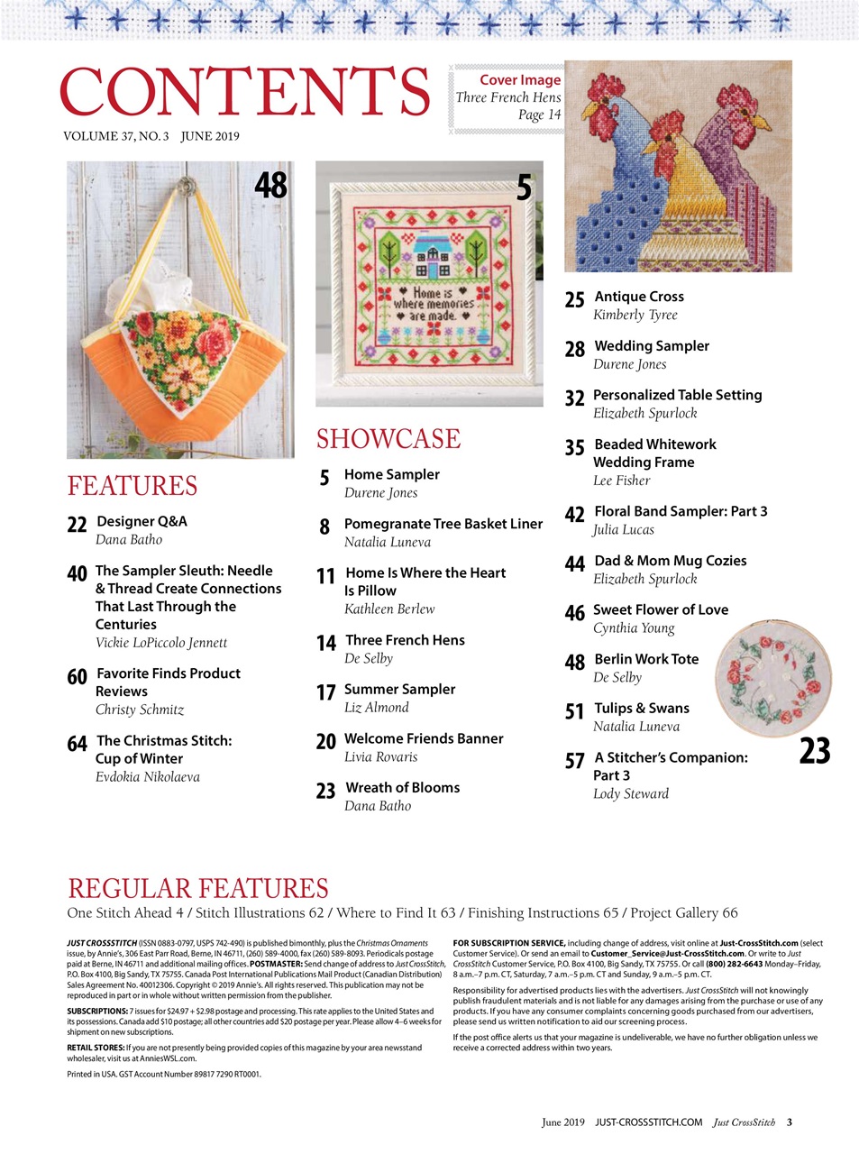 Just CrossStitch Preview Pages
