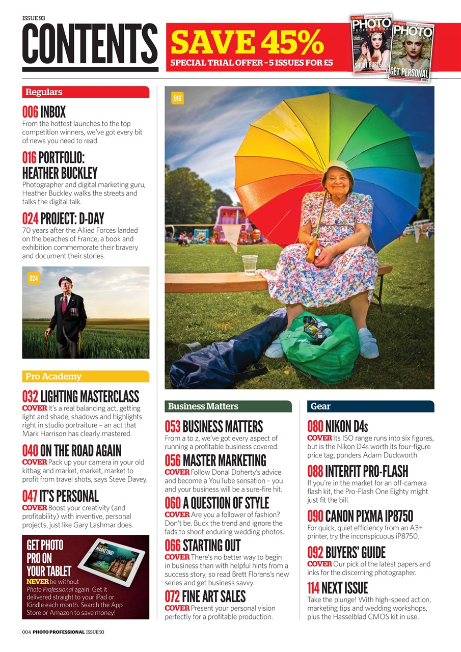 Professional Photo Preview Pages