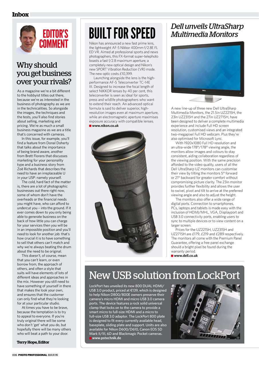 Professional Photo Preview Pages