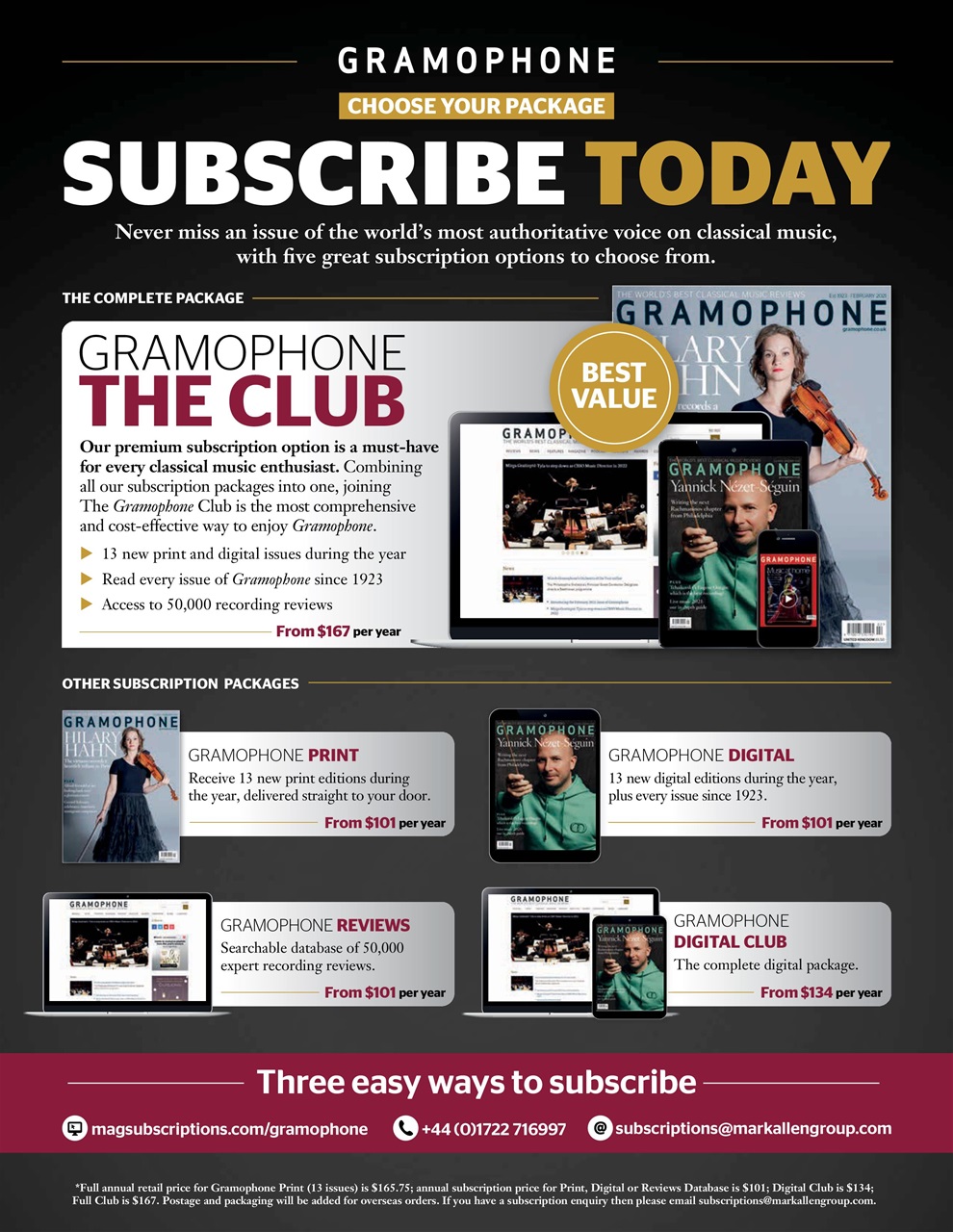 Gramophone Preview Pages