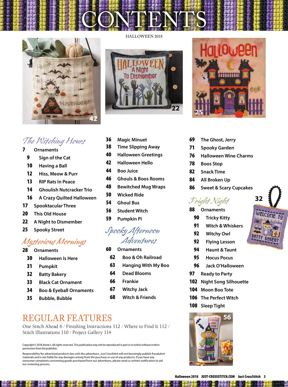 Just CrossStitch Preview Pages