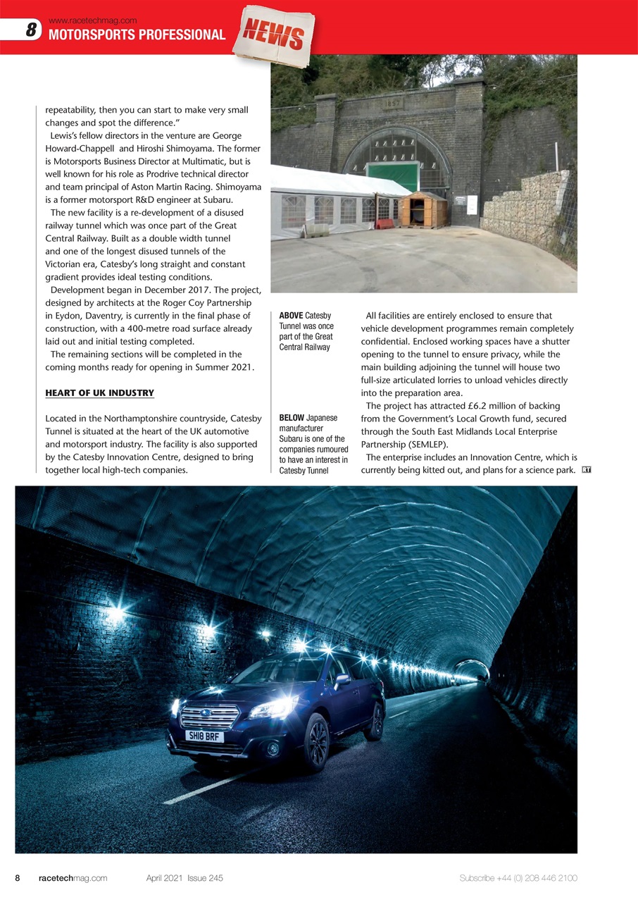 Race Tech Preview Pages