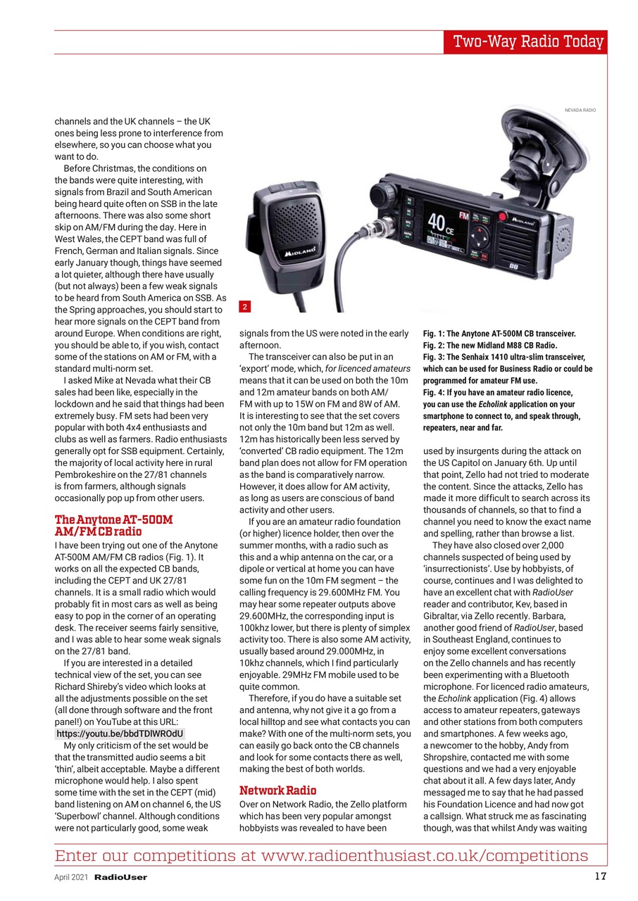 Radio User Preview Pages