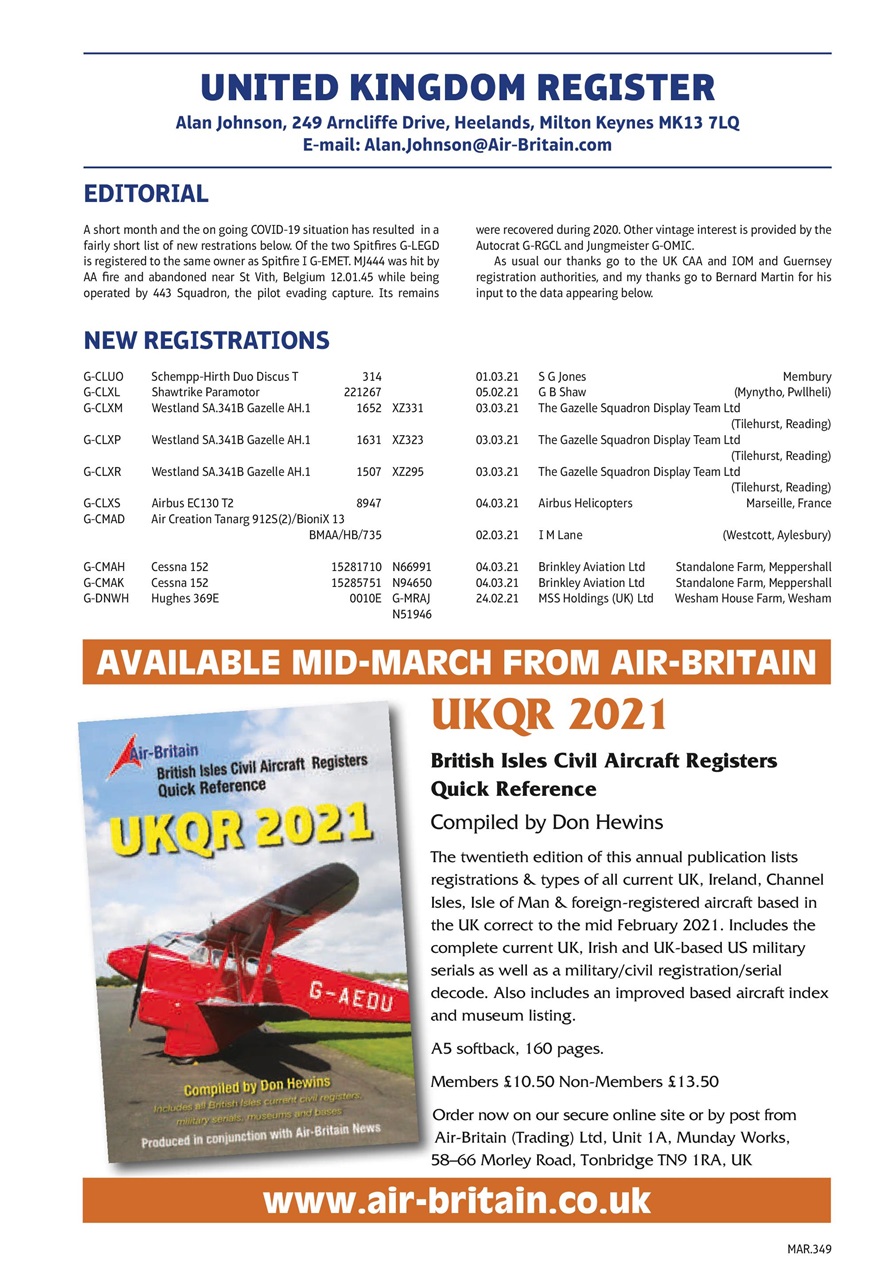 Air Britain News Preview Pages