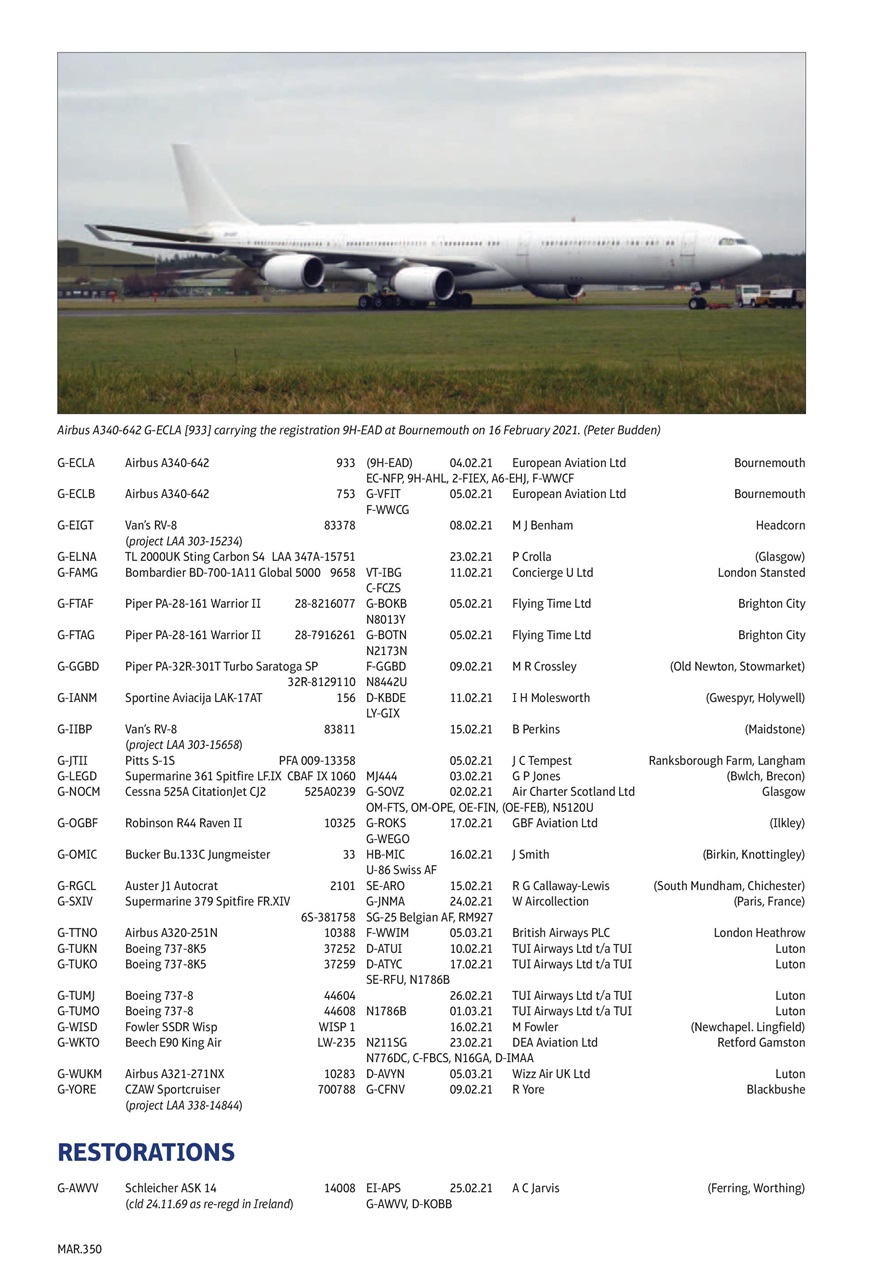 Air Britain News Preview Pages