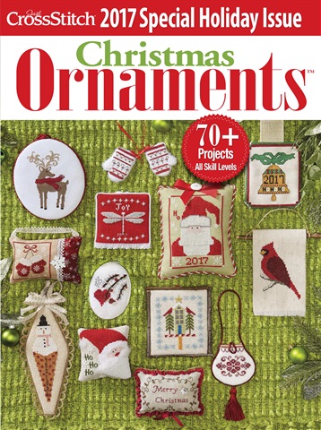 Just CrossStitch issue Ornaments 2017