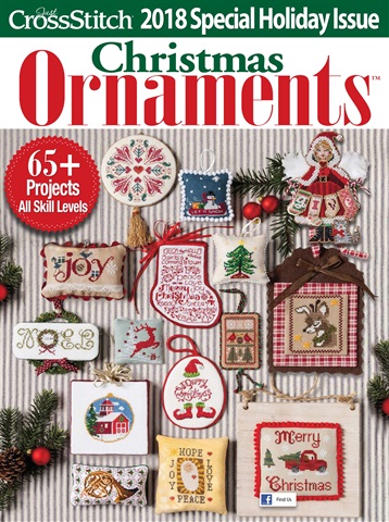 Just CrossStitch issue Ornaments 2018