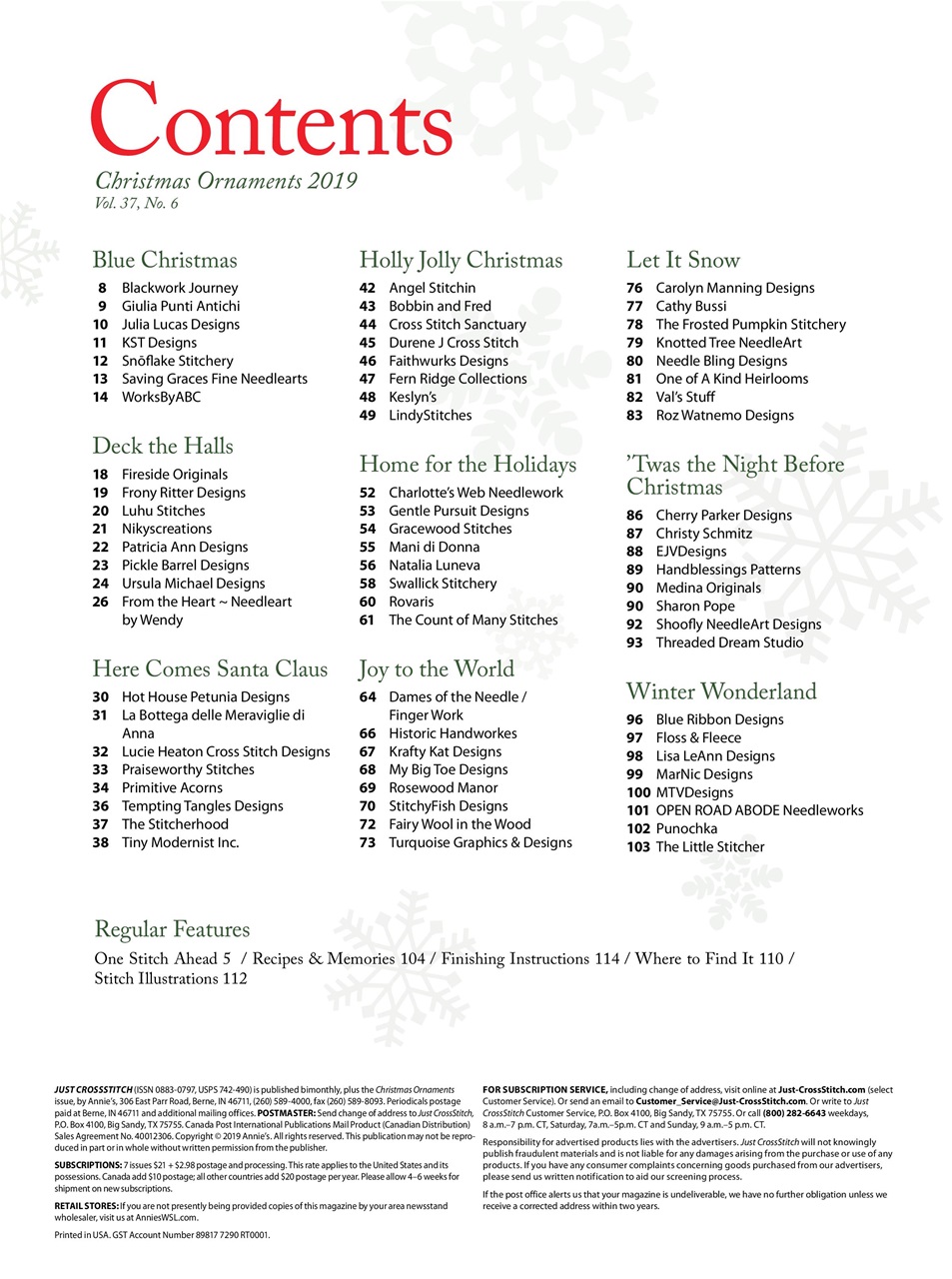 Just CrossStitch Preview Pages