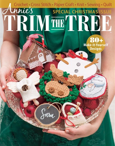 Quilter's World issue Annie's Trim the Tree Holiday 2017