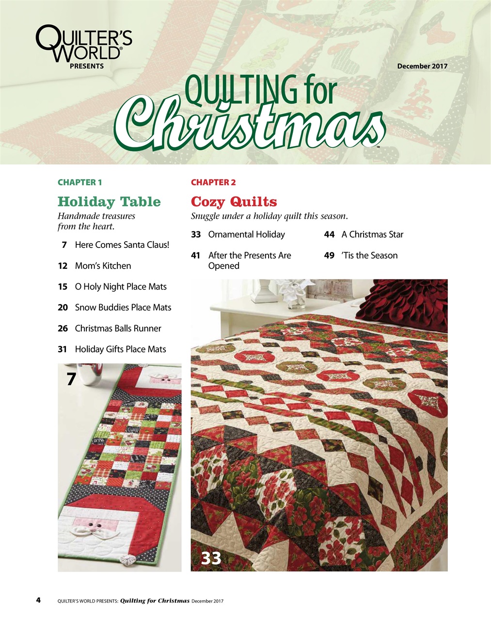 Quilter's World Preview Pages