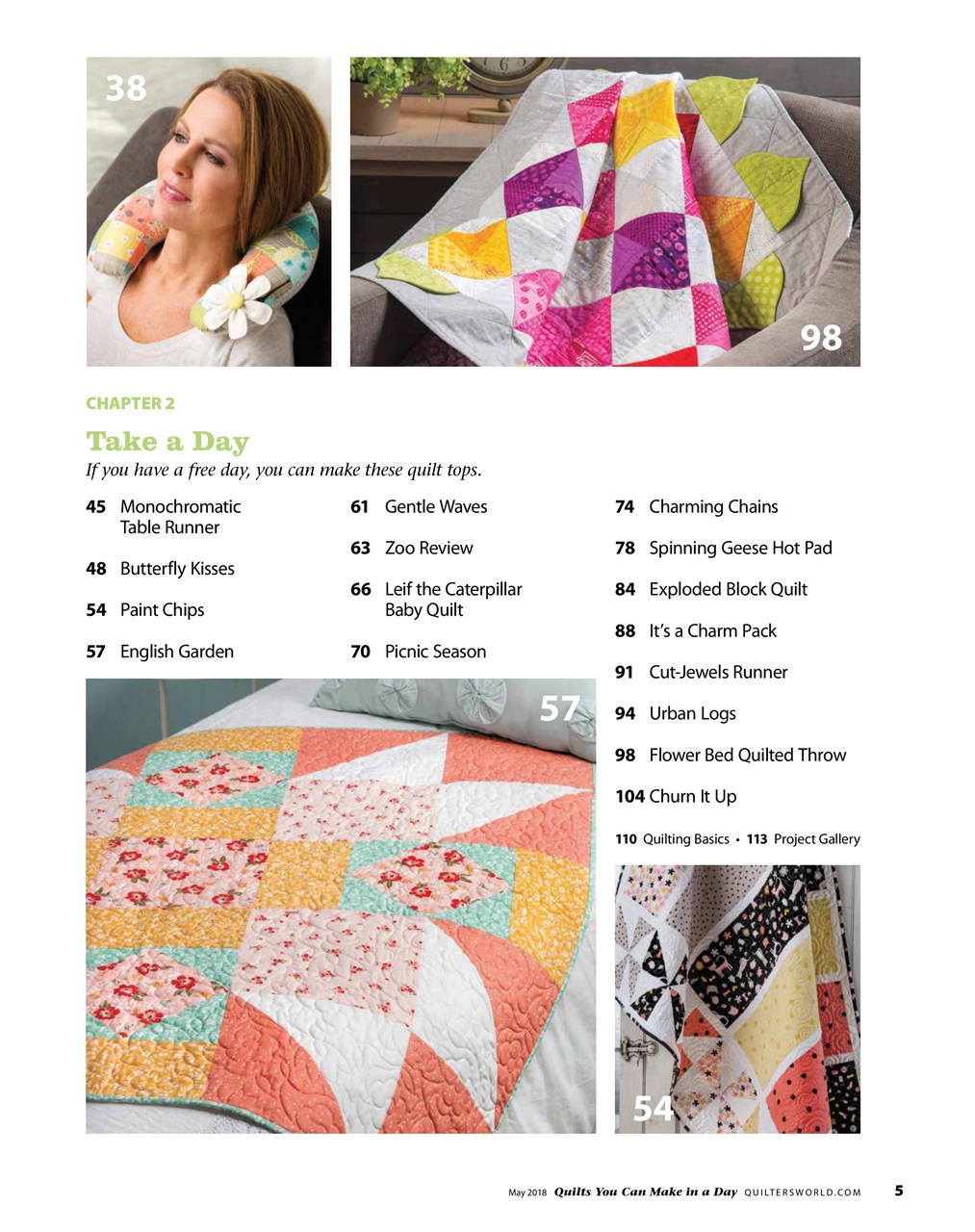 Quilter's World Preview Pages