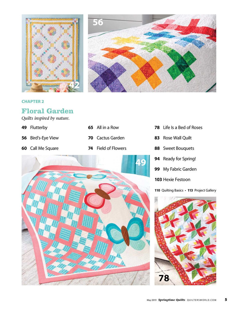Quilter's World Preview Pages