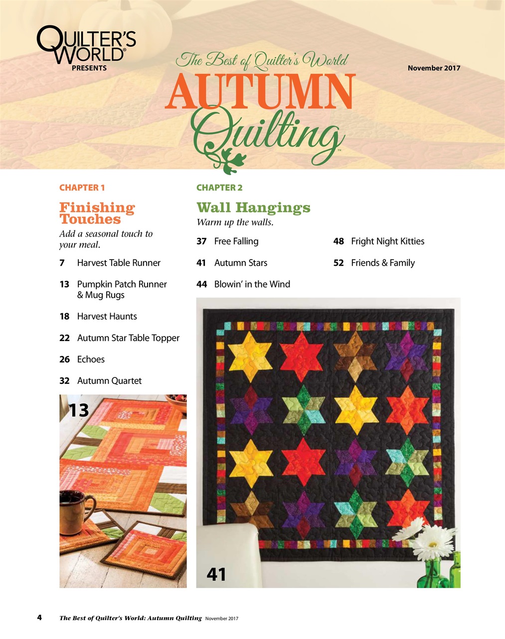 Quilter's World Preview Pages
