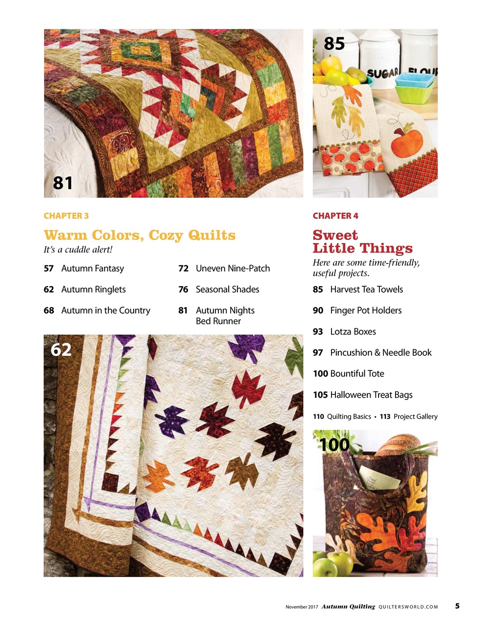 Quilter's World Preview Pages