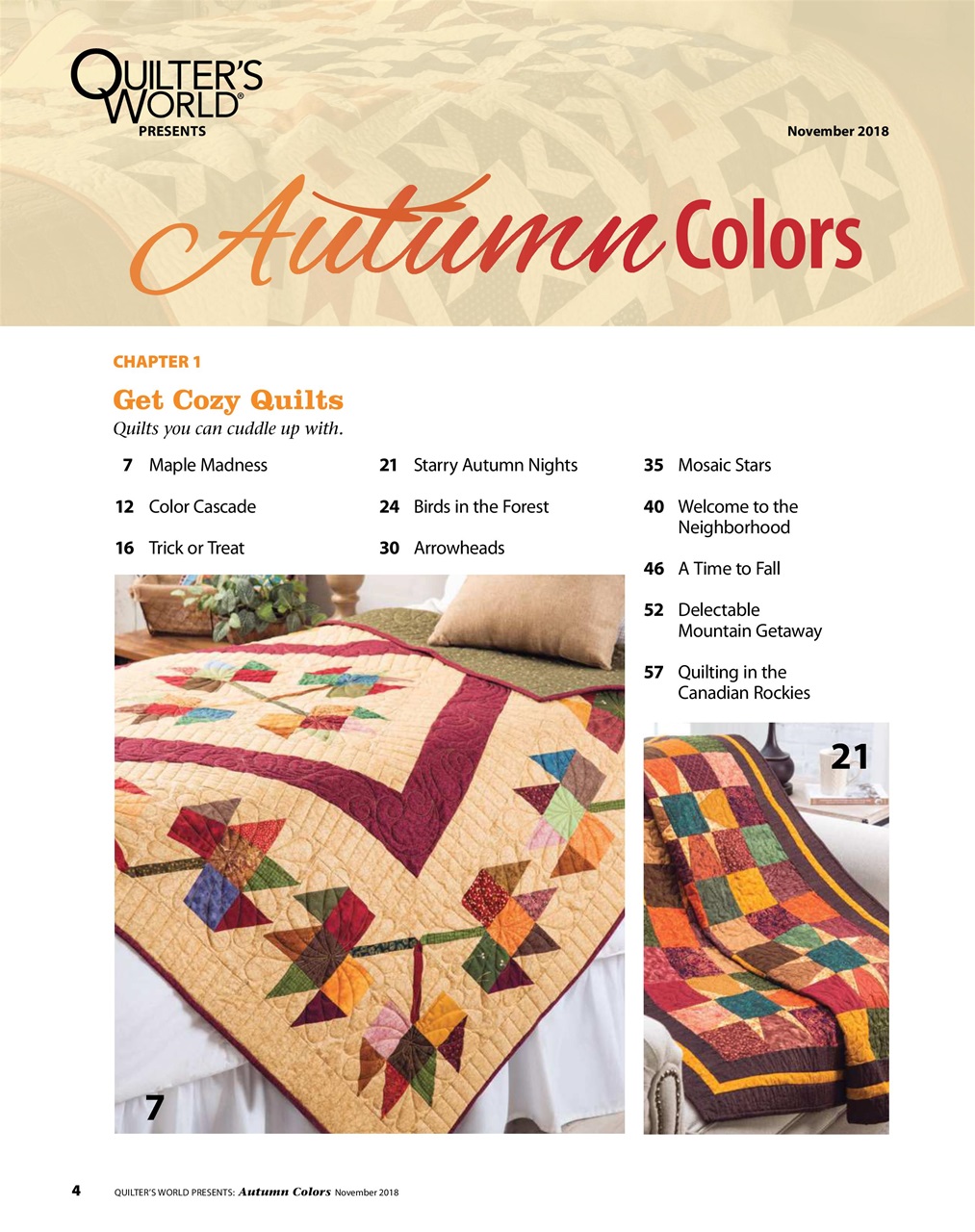 Quilter's World Preview Pages