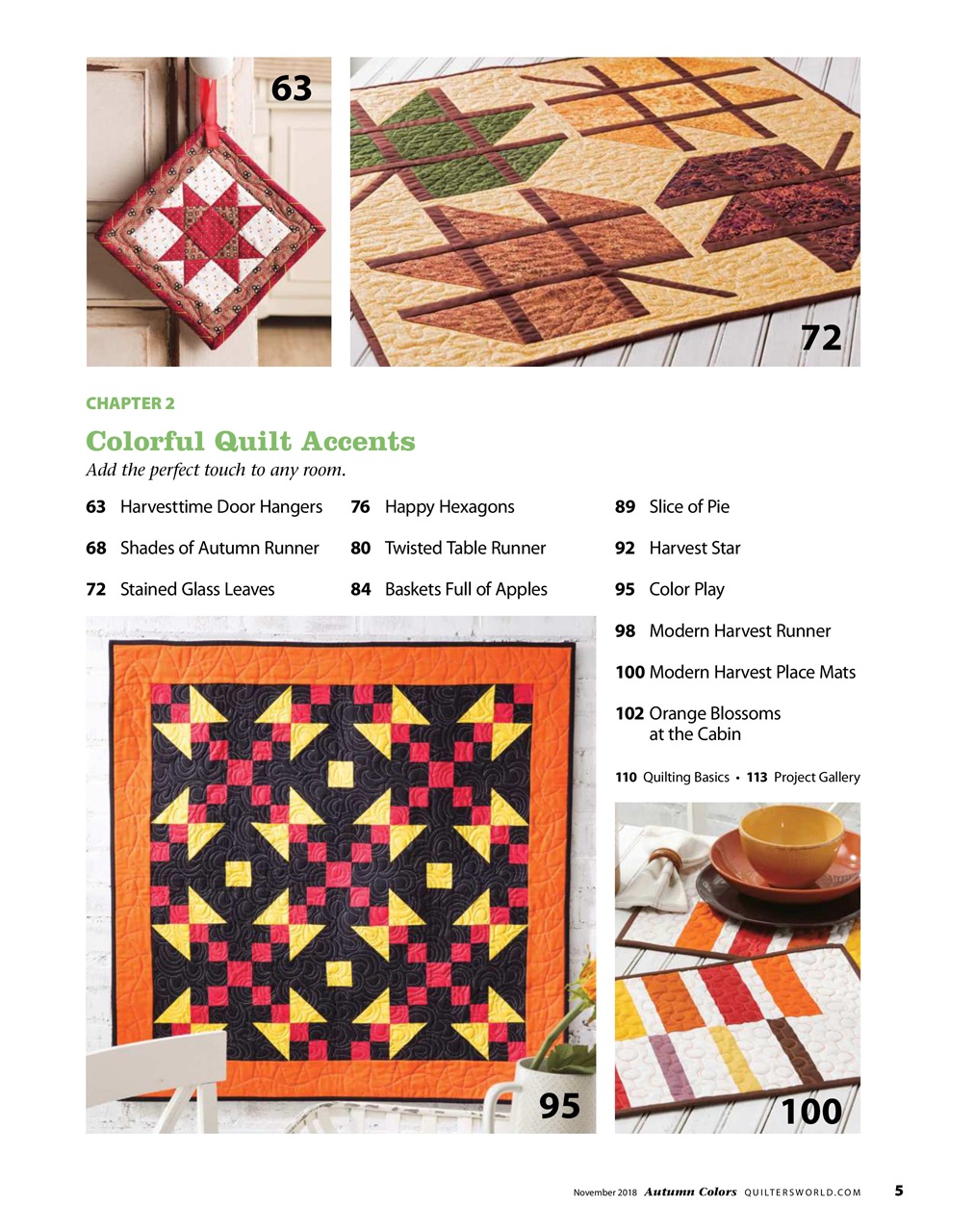 Quilter's World Preview Pages
