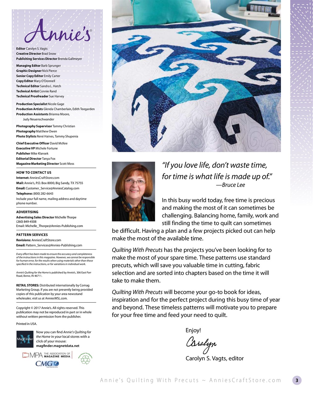 Quilter's World Preview Pages