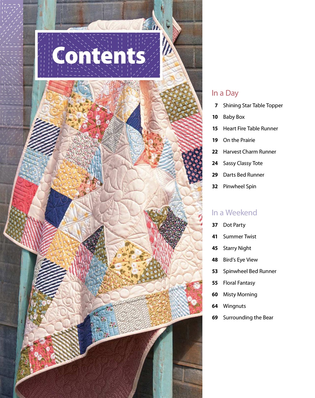 Quilter's World Preview Pages