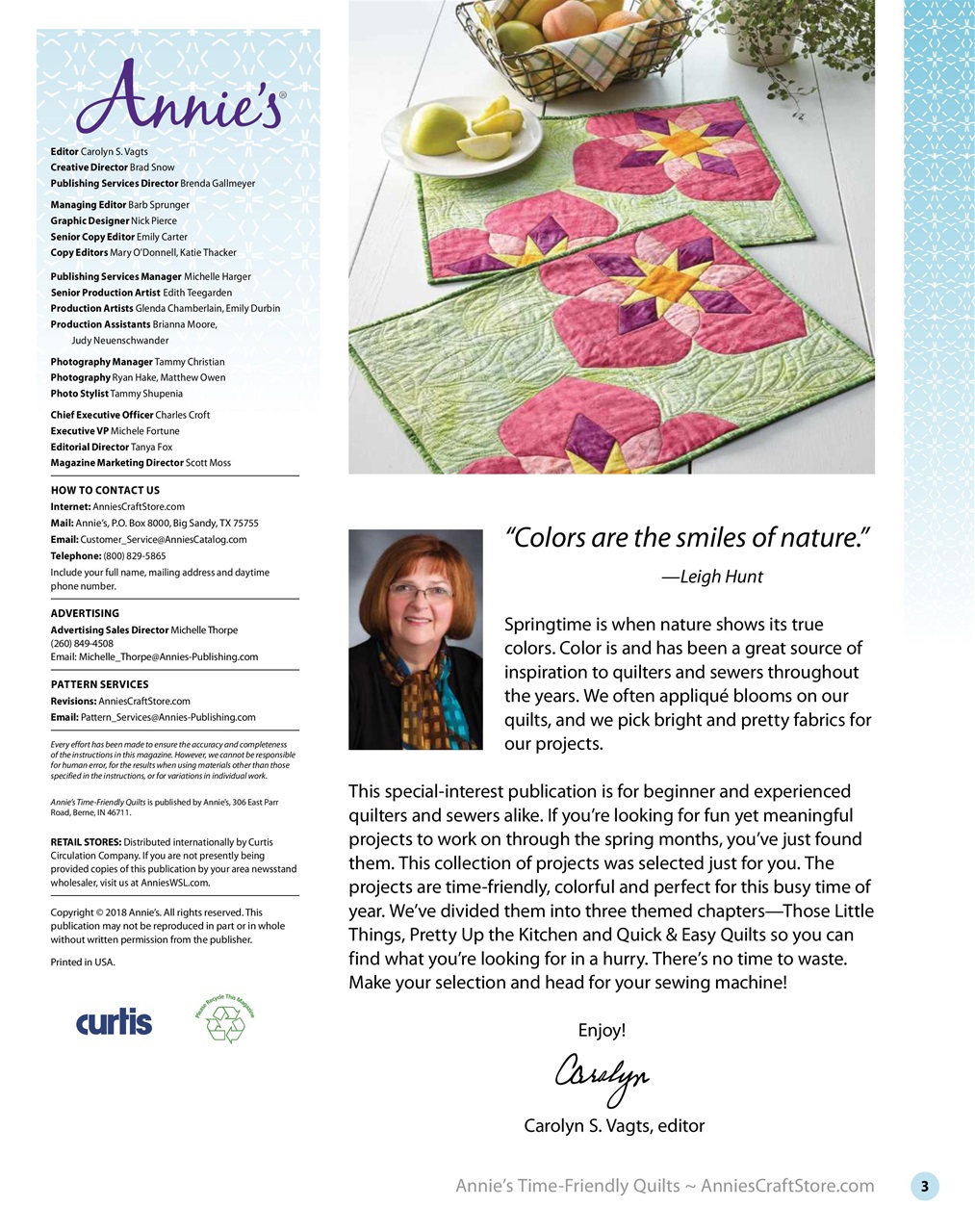 Quilter's World Preview Pages