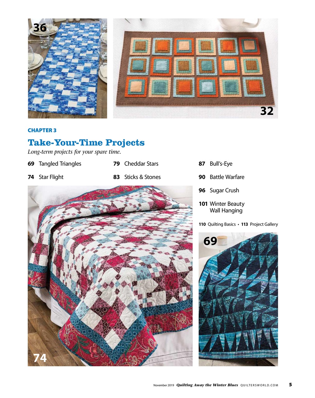 Quilter's World Preview Pages