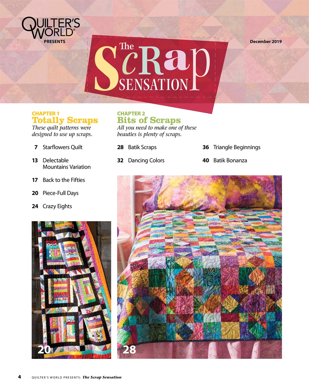 Quilter's World Preview Pages