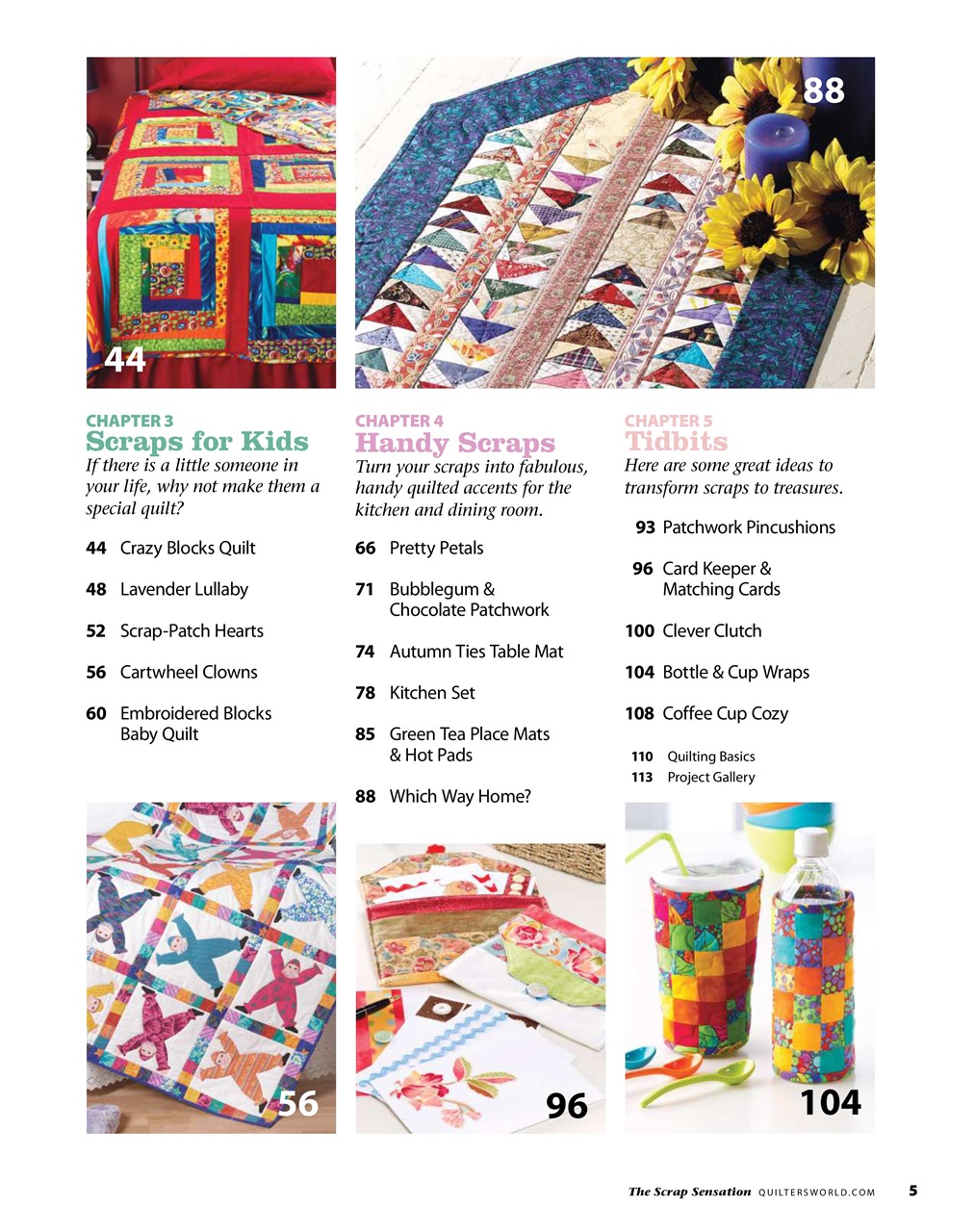 Quilter's World Preview Pages