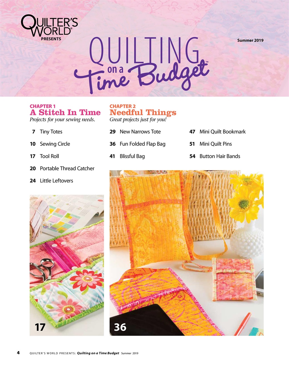 Quilter's World Preview Pages