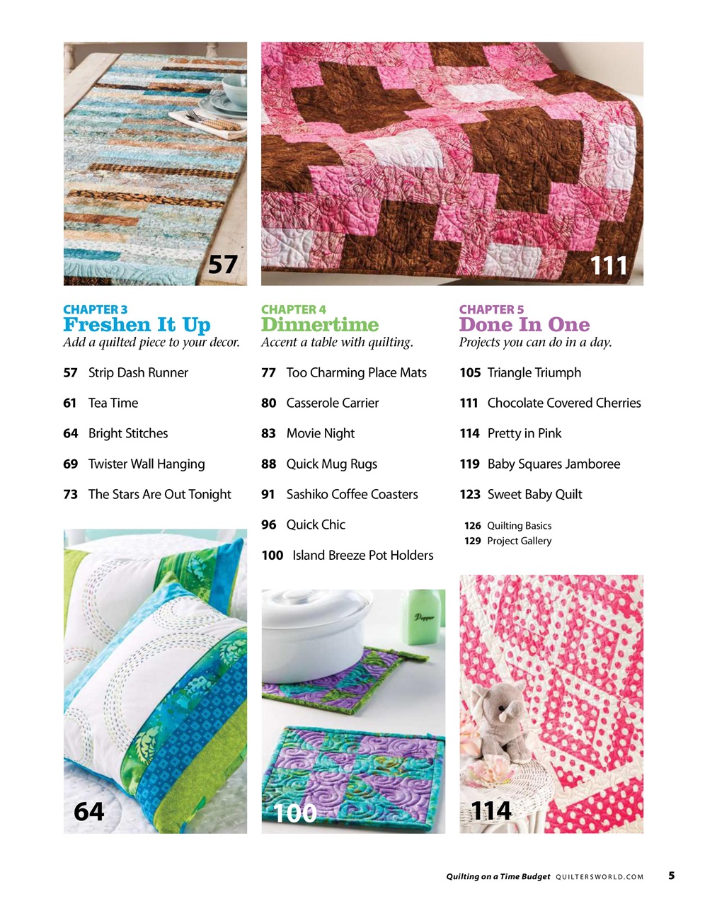Quilter's World Preview Pages