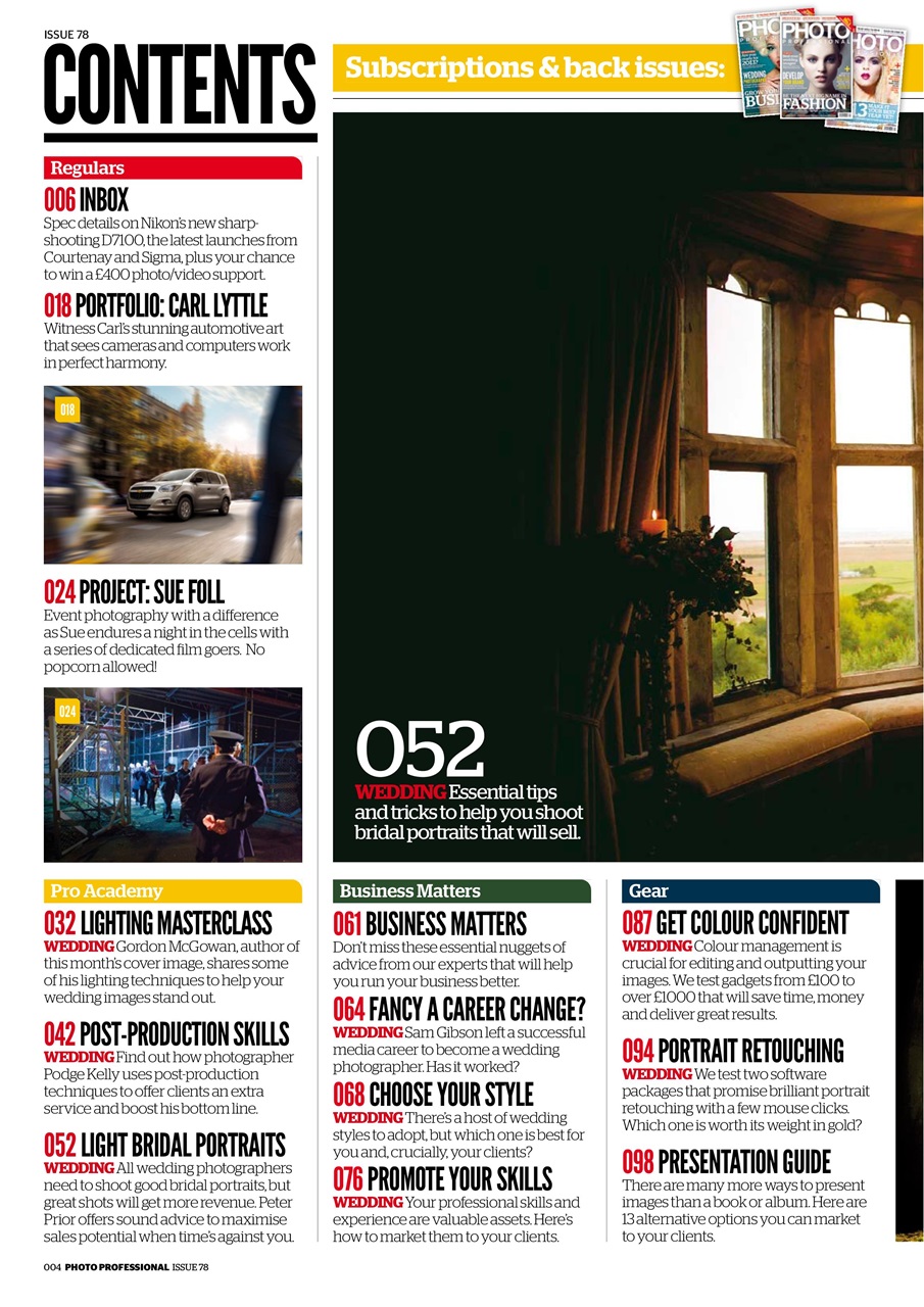 Professional Photo Preview Pages