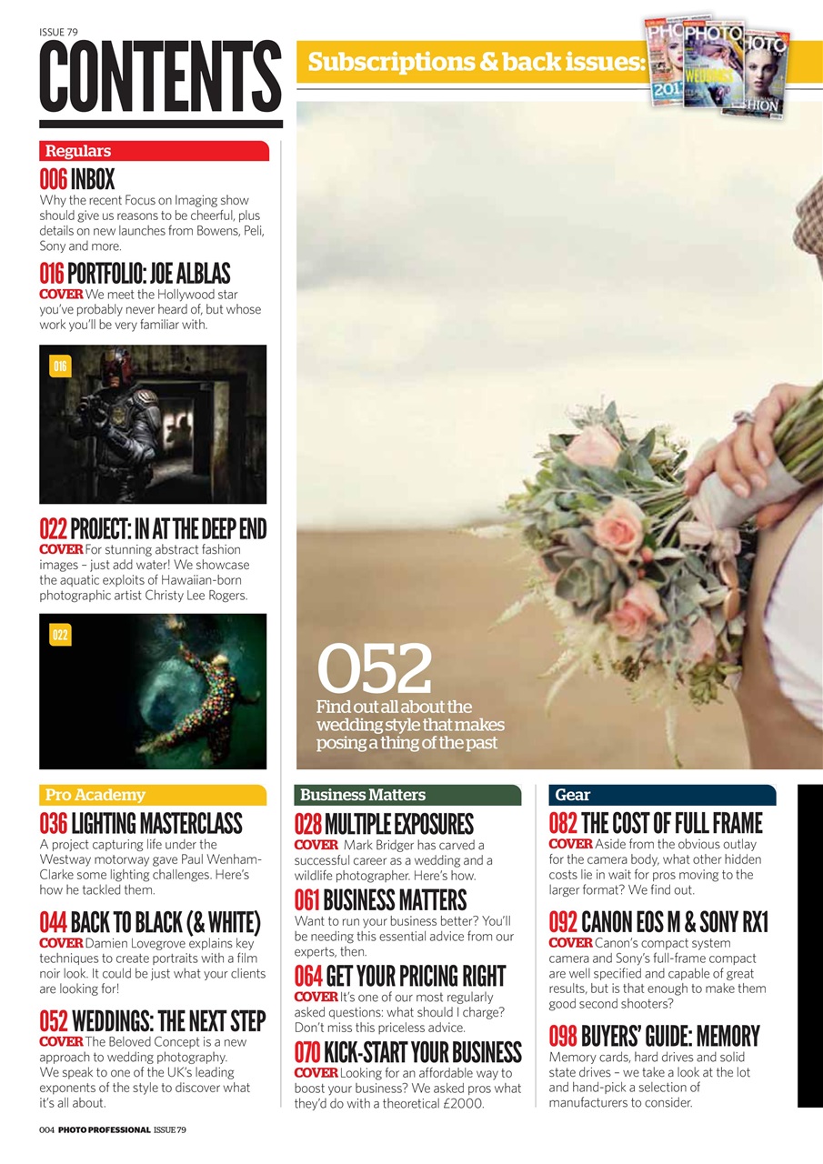 Professional Photo Preview Pages