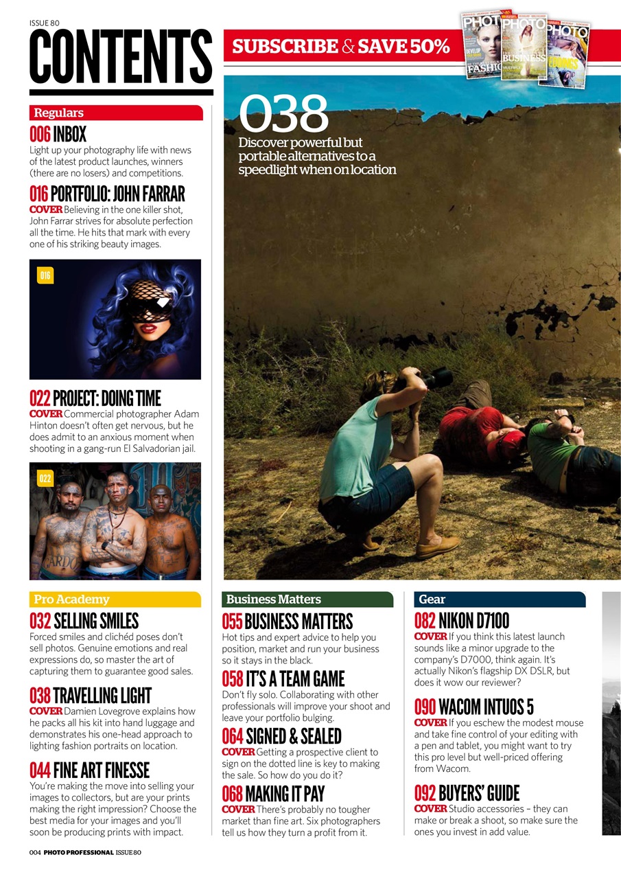 Professional Photo Preview Pages