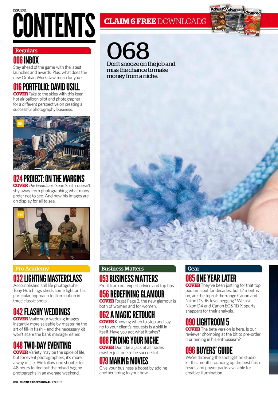 Professional Photo Preview Pages