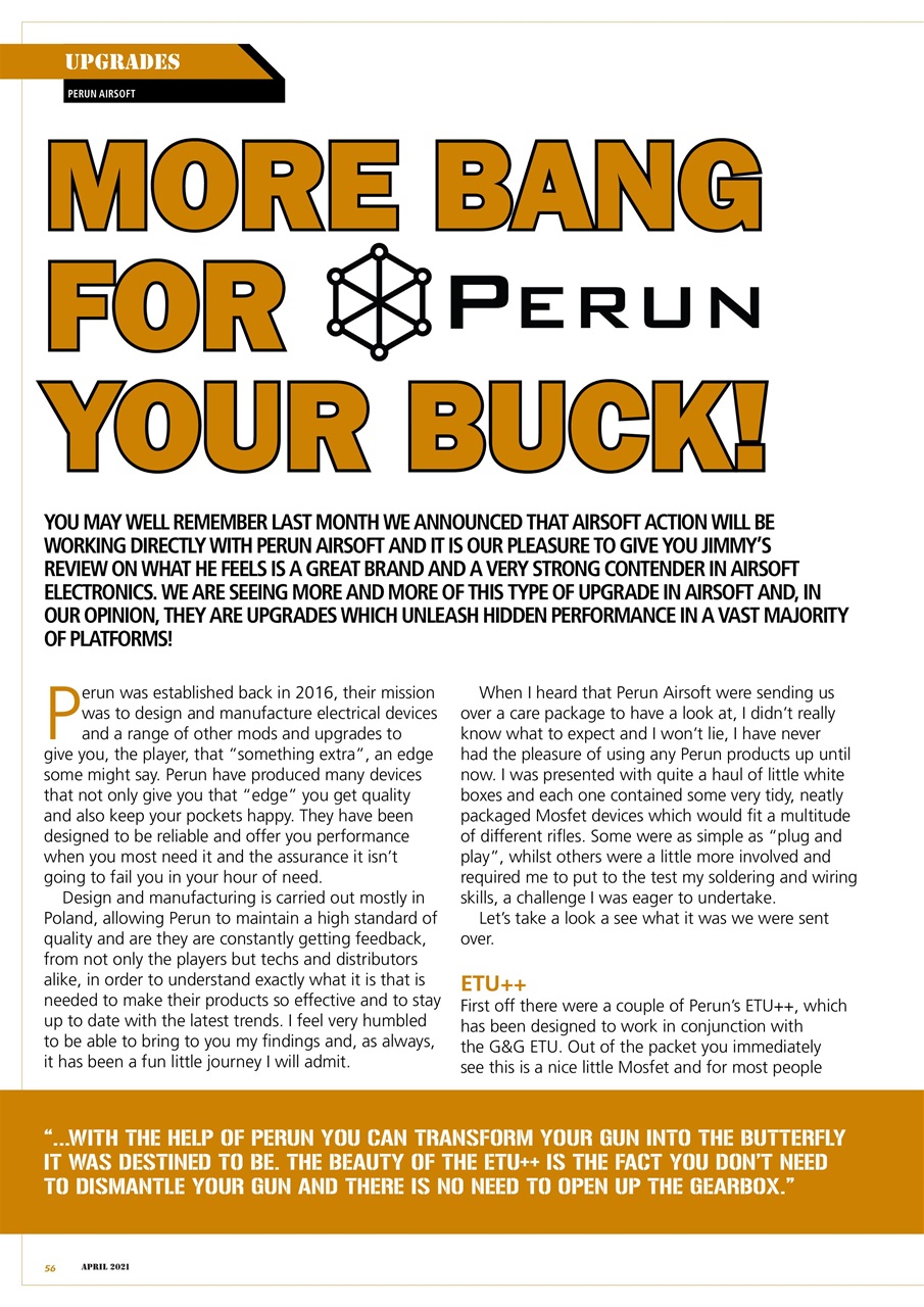 Airsoft Action Preview Pages