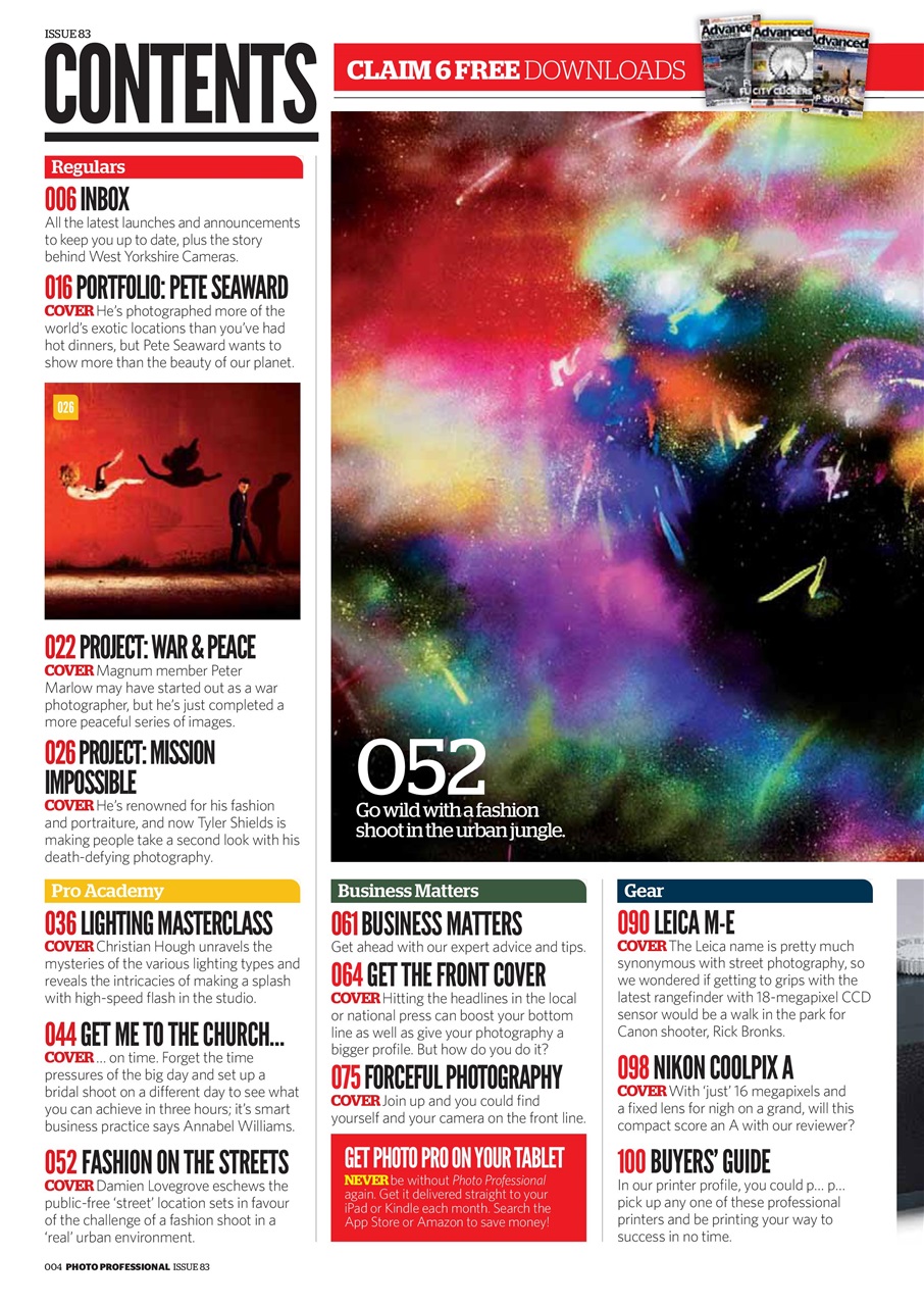 Professional Photo Preview Pages