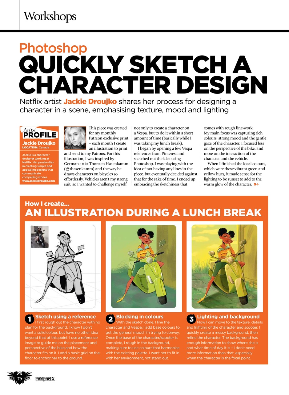 ImagineFX Preview Pages