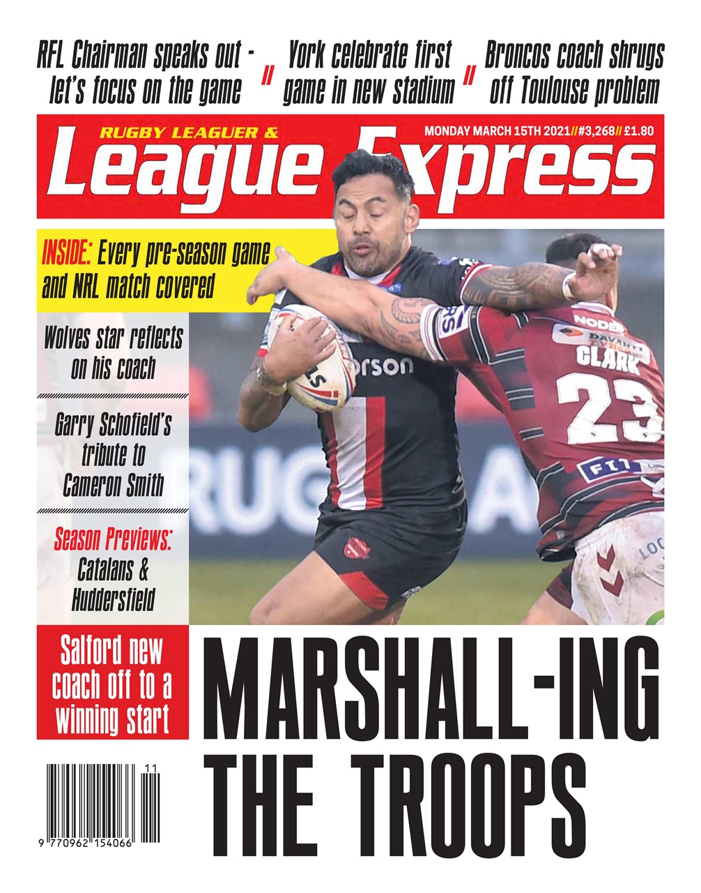 League Express Preview Pages