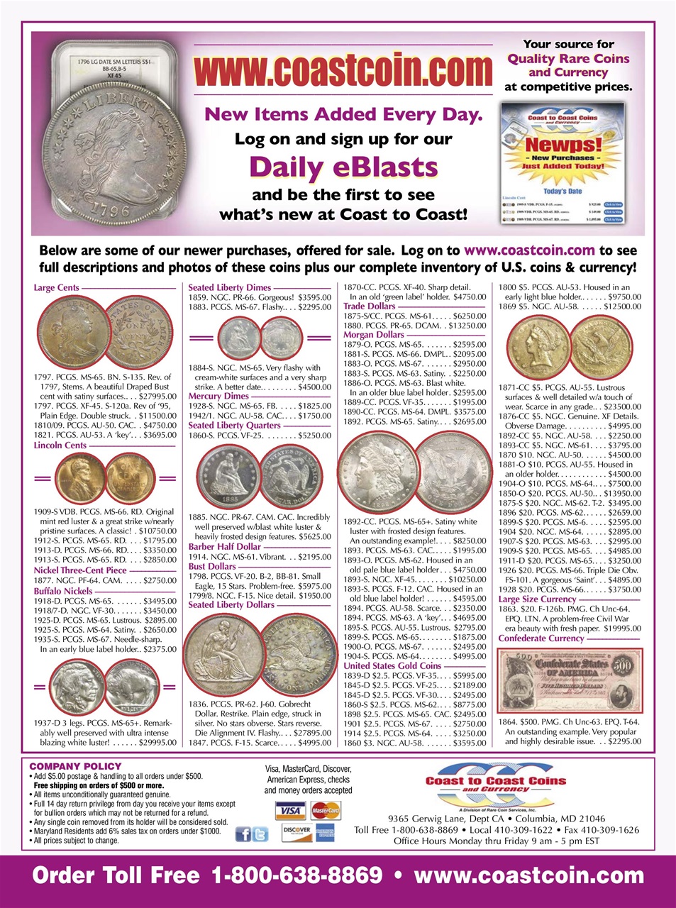 COINage Magazine Preview Pages