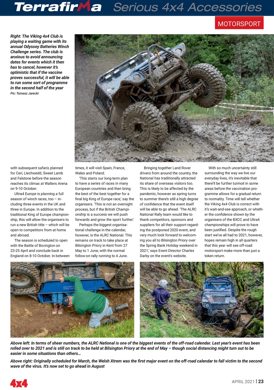 Overlander 4X4 Preview Pages