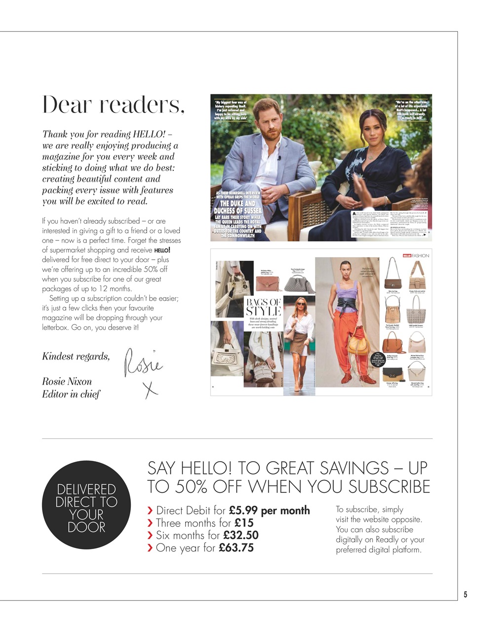 Hello! Magazine Preview Pages