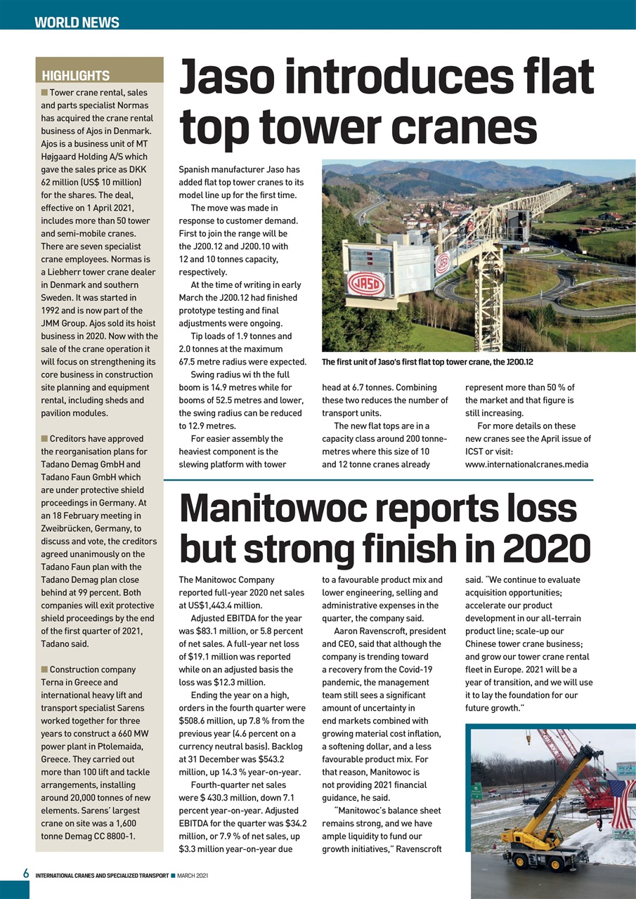 Int. Cranes and Specialized Transp Preview Pages